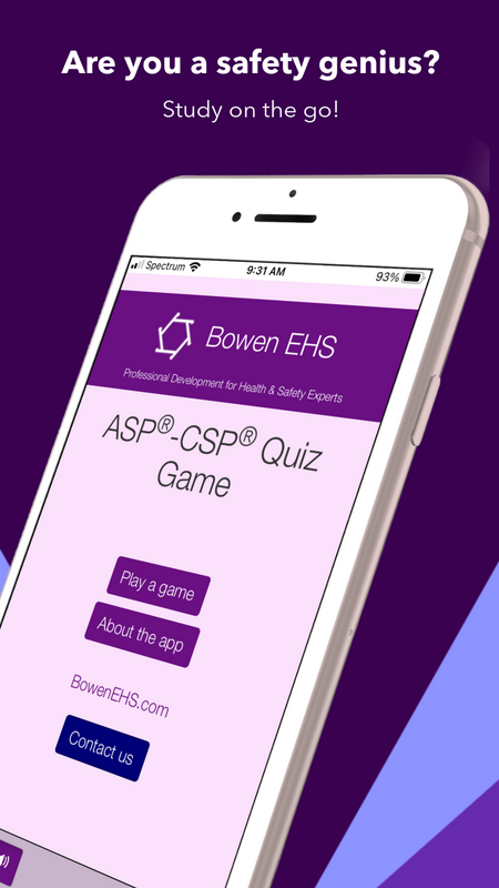 ASP®-CSP® Quiz Game