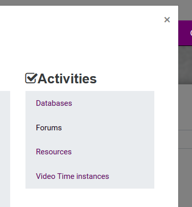 dashboard view all forums