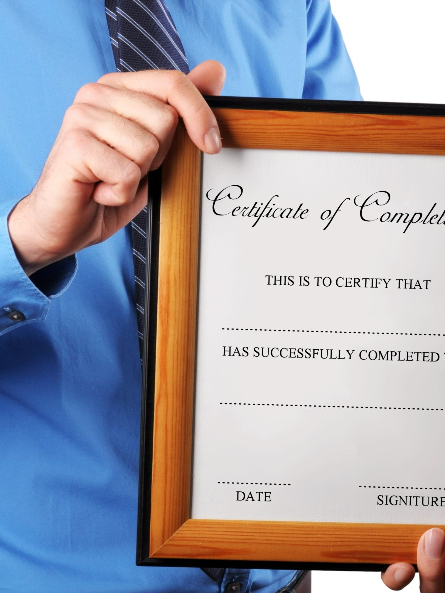 Certificate of Completion